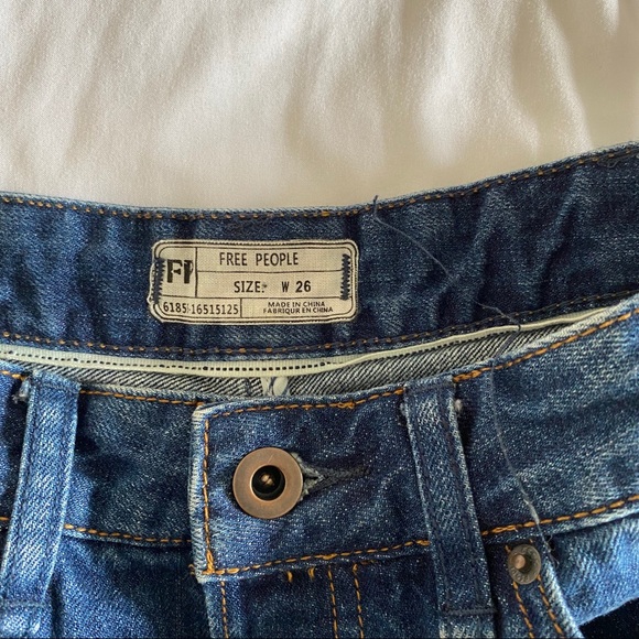 free people denim shorts - Picture 3 of 3